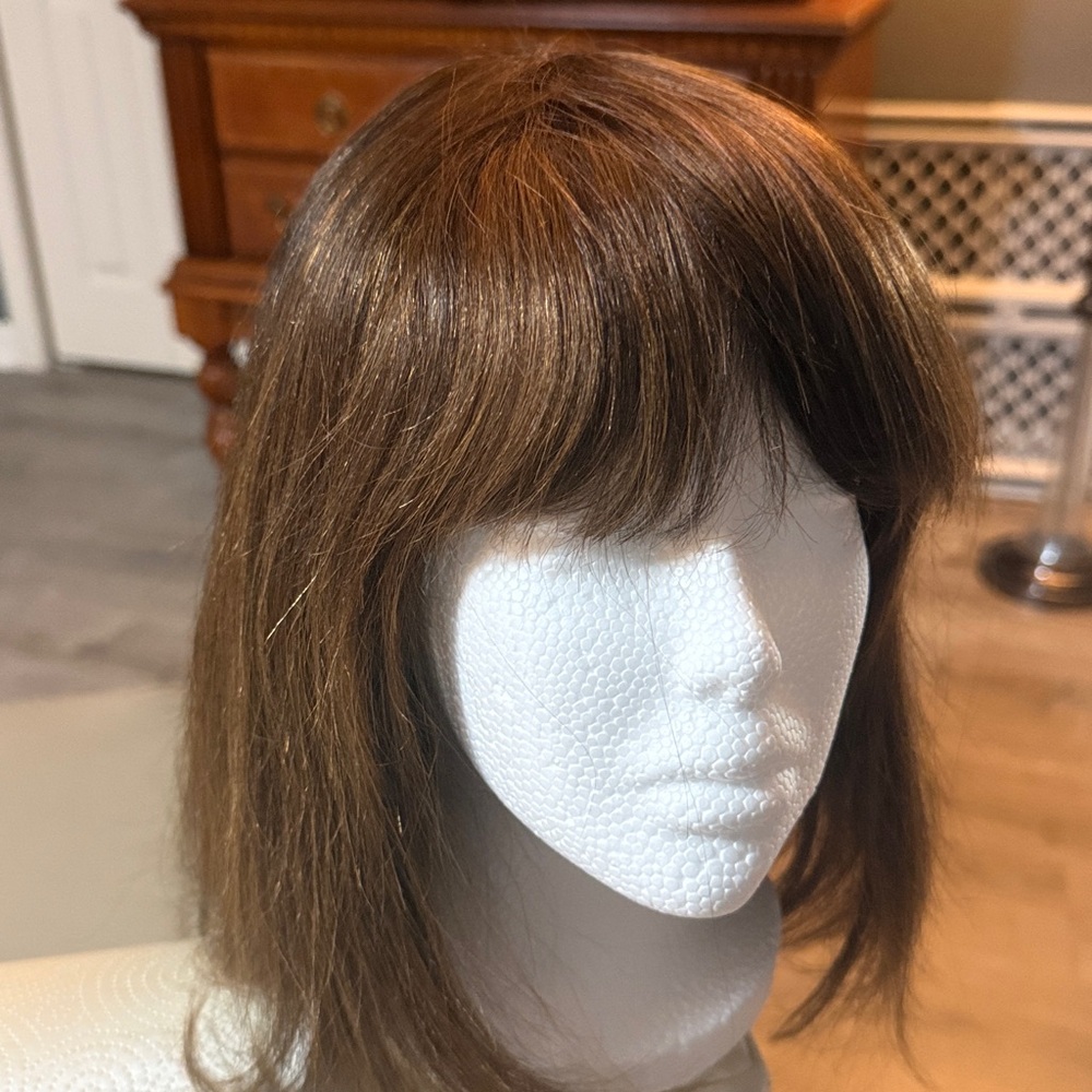 Brown Women's Wig Human Hair